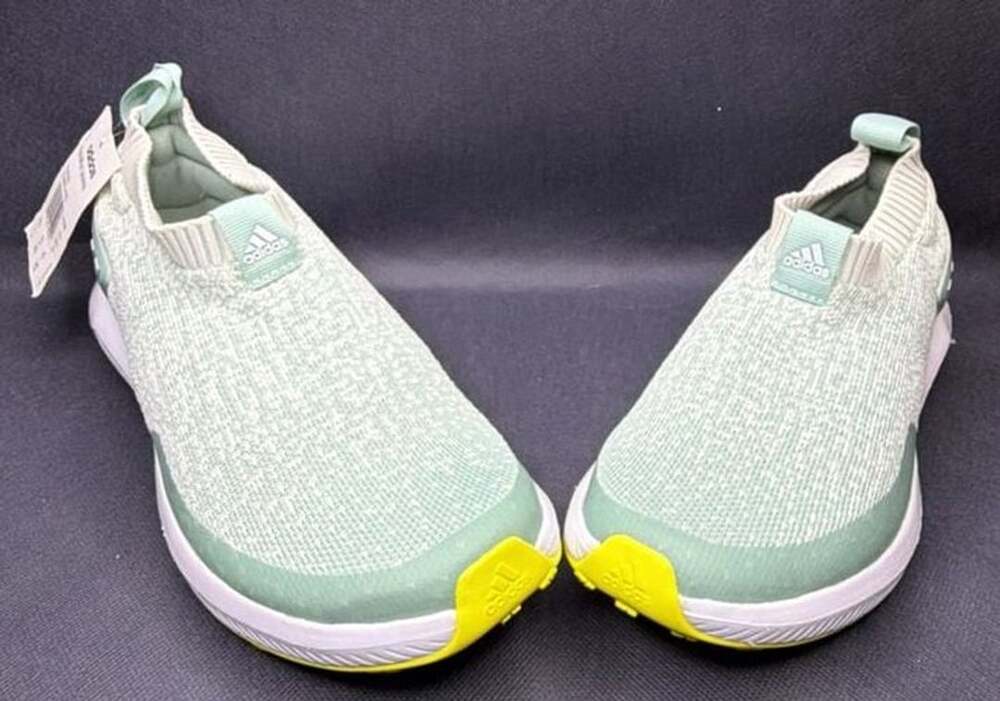 Adidas RapidaRun Laceless Running Shoes Mint Green AH2596 Womens Size 7 US